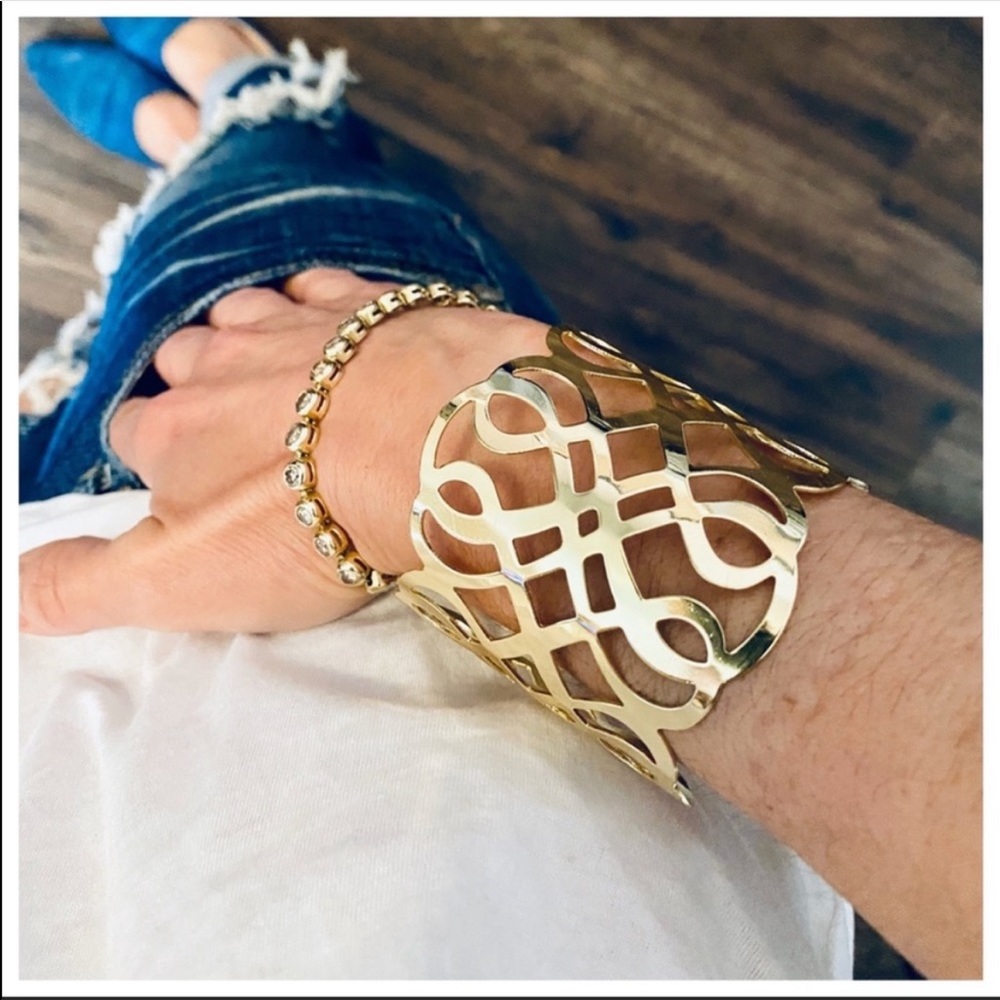 Gold Cuff Bracelet